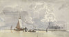 Gezicht op het IJ te Amsterdam