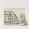 Gezicht op het kasteel Doorwerth by George Pieter Westenberg