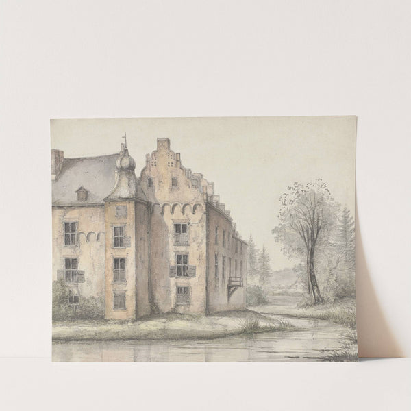 Gezicht op het kasteel Doorwerth by George Pieter Westenberg