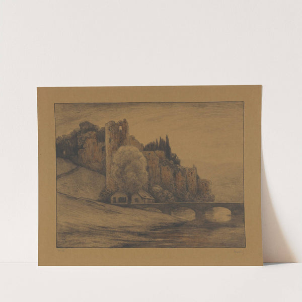 Gezicht op het Kasteel van Beaufort (1913) by Simon Moulijn