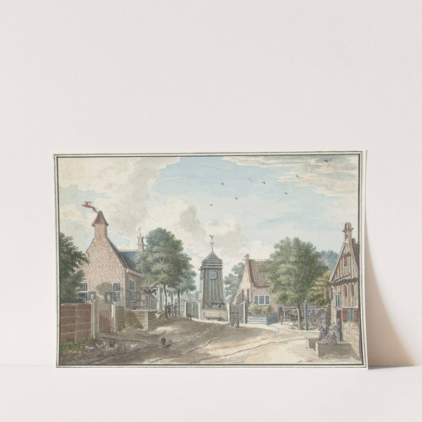 Gezicht op het Klokhuis te Overveen, by Jan de Beijer