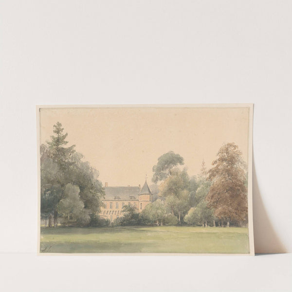 Gezicht op het Oude Loo (1797 - 1870) by Andreas Schelfhout