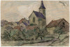 Gezicht op Hühnfeld (1891)