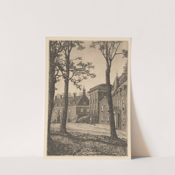 Gezicht op Huis ten Bosch, RP-P-2014-83-65 by Arend Hendriks