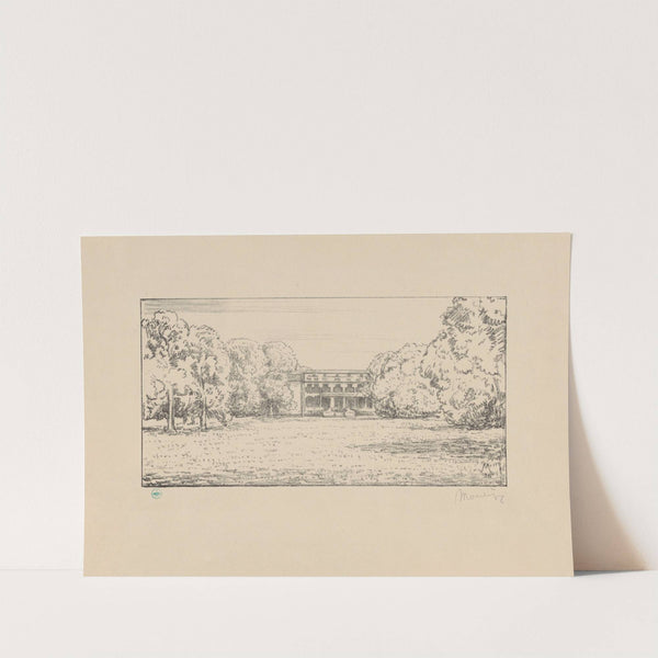 Gezicht op Huize De Paauw De Pauw I (1929) by Simon Moulijn