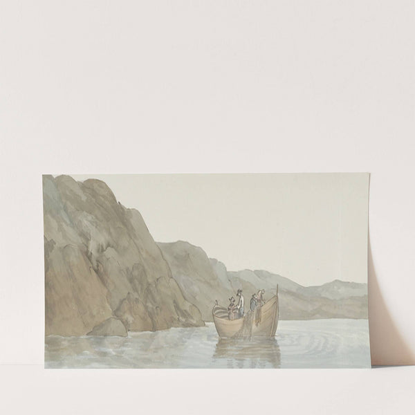 Gezicht op Kaap Paceco in Calabrië nabij de stad Scilla (1778) by Abraham-Louis-Rodolphe Ducros