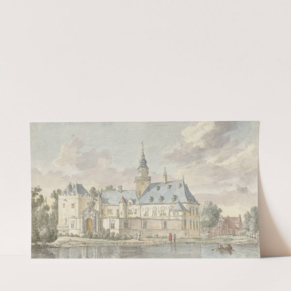 Gezicht op kasteel Nijenrode (1653) by Herman Saftleven