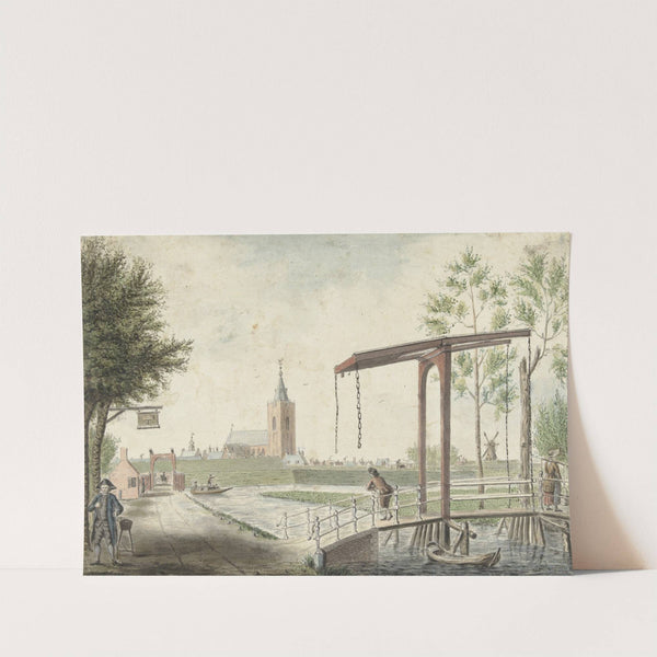 Gezicht op Naarden by Jacob Bolten