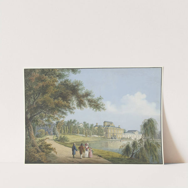 Gezicht op paleis Soestdijk by Cornelis de Kruyff