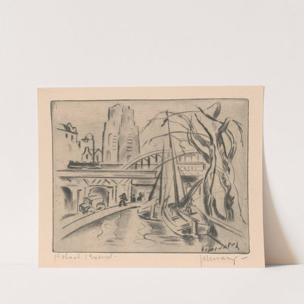 Gezicht op Rotterdam by Mommie Schwarz