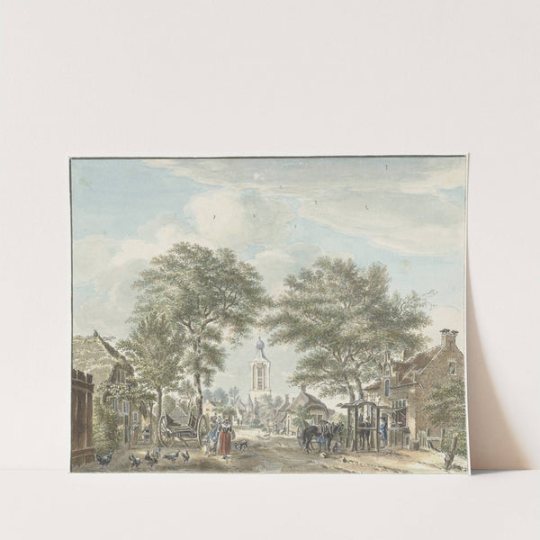Gezicht op Scherpenzeel by Jan de Beijer