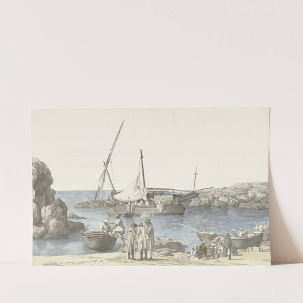 Gezicht op Tarente en haven van Luogo Vivo (1778) by Abraham-Louis-Rodolphe Ducros
