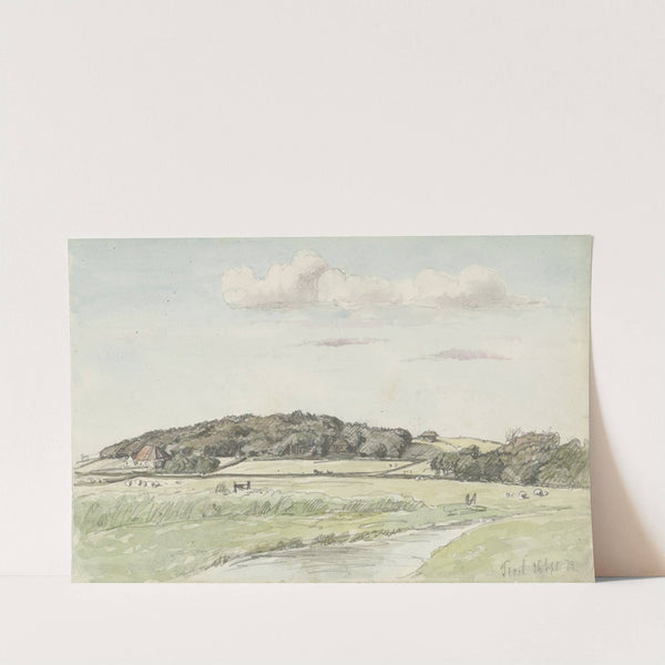 Gezicht op Texel by Jan Hoynck van Papendrecht