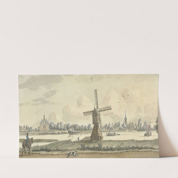 Gezicht op Tienhoven en het huis Herlaar (1750) by Jan de Beijer