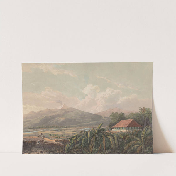 Gezicht op Tjileboet (1865-1872) by Johan Conrad Greive