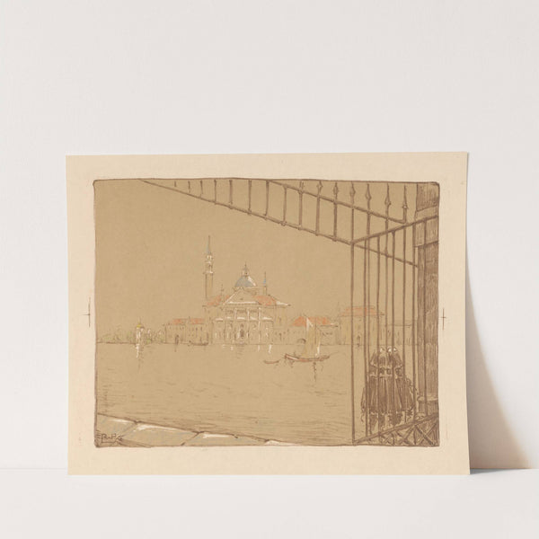 Gezicht op Venetië met de Chiesa di San Giorgio Maggiore by Reinier Willem Petrus de Vries