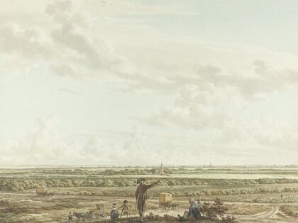 Gezicht van de Tafelberg met op de voorgrond Blaricum