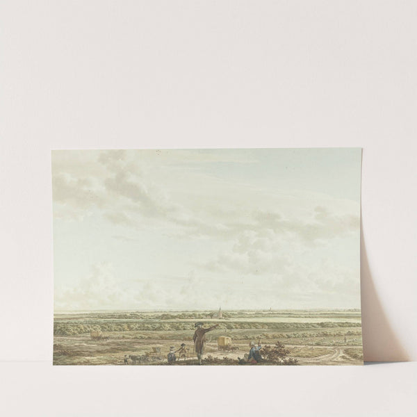 Gezicht van de Tafelberg met op de voorgrond Blaricum by Jacob Cats