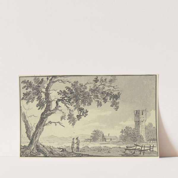 Gezigt by Cowerden in Drenthe by Hendrik Tavenier