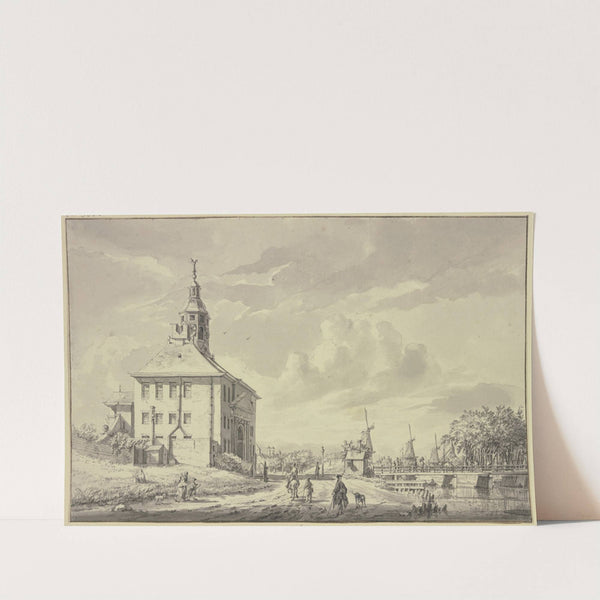 Gezigt langs de Muyder Poord na de Wisepper by Hendrik Schepper