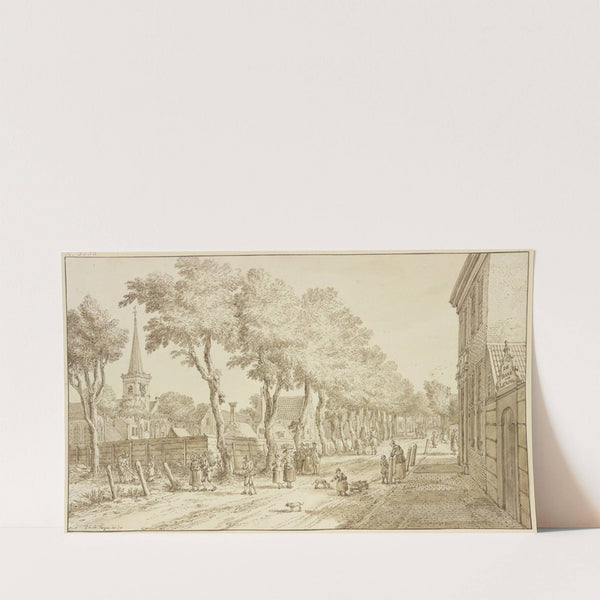 Gezigt van het Dorp Katwyk op Rhin (1770) by Paulus Constantijn la Fargue