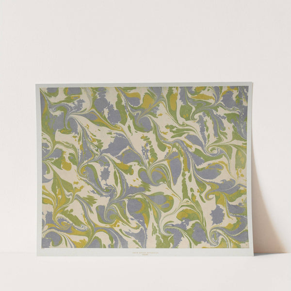 Gezogenes Marmorpapier (1890 - 1910) by Anker Kyster