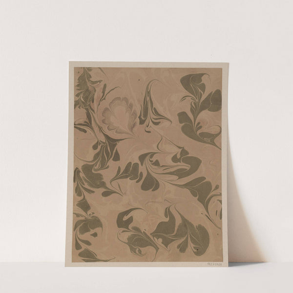 Gezogenes Marmorpapier (1900) by Hugo Ochmann
