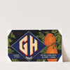 GH Brand Florida Citrus Label (1930-1950)