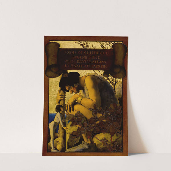 Giant With Jack At His Feet (Poems Of Childhood) (1904) by Maxfield Parrish