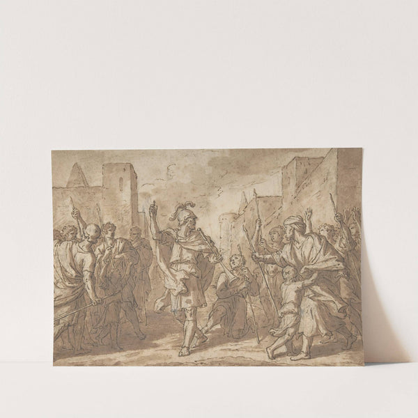Gideon Gathering His Army, Scene from the Book of Judges (18th century) by Etienne Parrocel