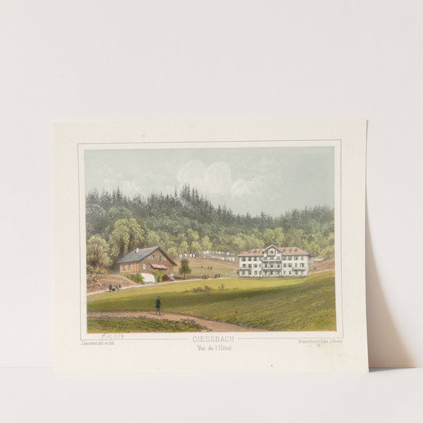 Giessbach Vue de l’Hôtel by Jean Jacottet