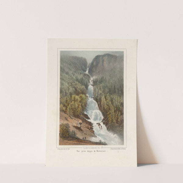 Giessbach Vue prise depuis le Restaurant by Jean Jacottet