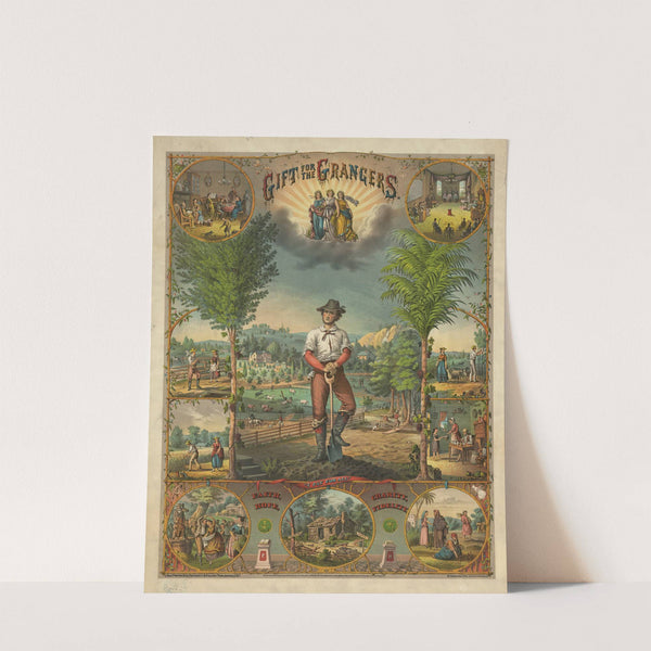 Gift for the grangers (1873) by Strobridge & Co. Lith.