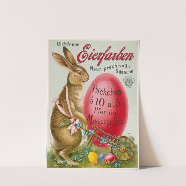 Giftfreie Eierfarben Neun prachtvolle Nuancen (1890) by W. Hagelberg AG