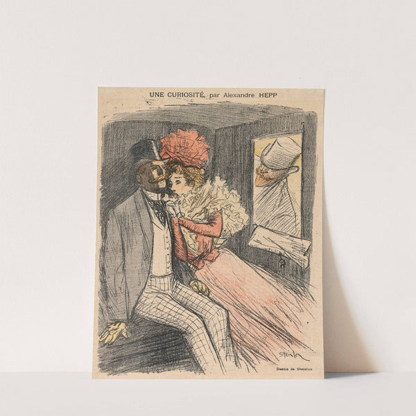 Gil Blas Illustré, Une Curiosité, par Alexandre Hepp by Théophile Alexandre Steinlen