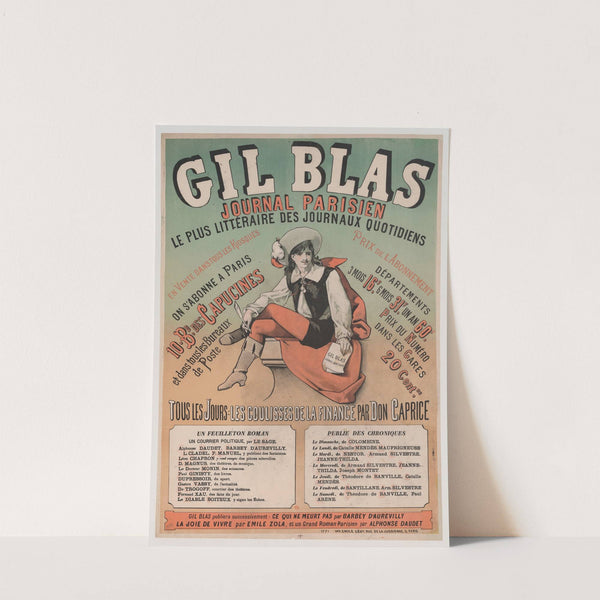 Gil Blas, journal parisien, le plus littéraire des journaux quotidiens (1882) by Imp. Emile Lévy