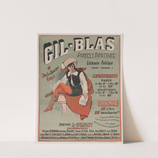 Gil-Blas, journal quotidien littéraire politique by Imp. Emile Lévy