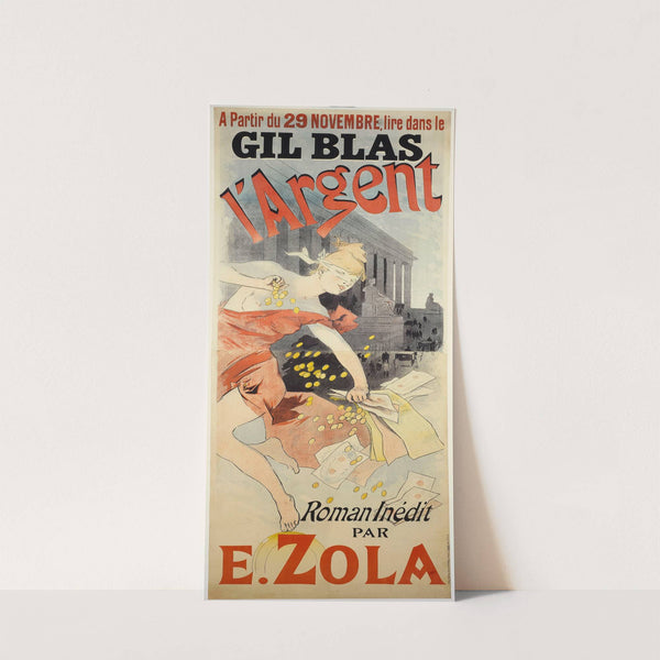 Gil BlasL’argent (1890) by Jules Chéret