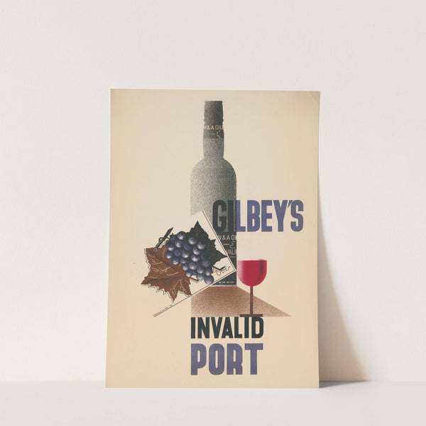 Gilbey's invalid port. D 174 by Edward McKnight Kauffer