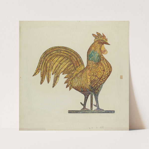 Gilded Weathercock by Laura Bilodeau