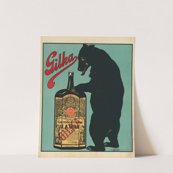 Gilka Berliner Getreide-Kümmel von G.A. Gilka (1896 - 1901) by Fritz Wolff