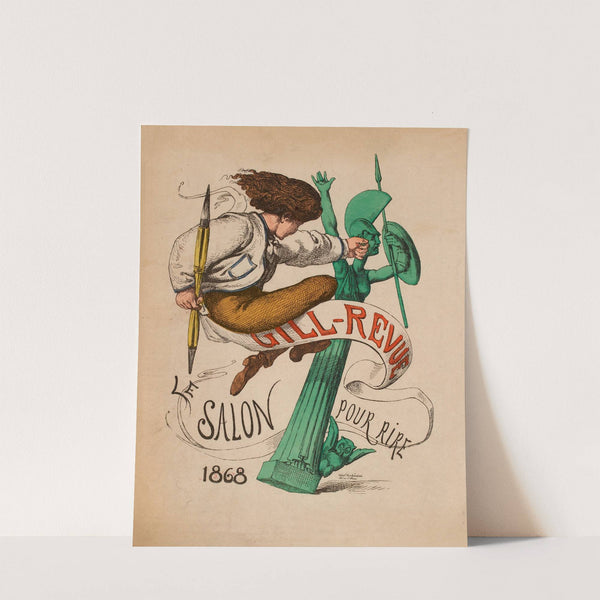 Gill- Revue. Le salon pour rire 1868 (1868) by André Gill