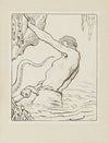 Gilliatt et la pieuvre – dessin pour la vignette de couverture. (1920-1921)