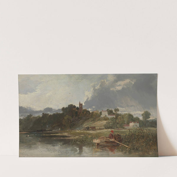 Gillingham on the Medway (1842) by William James Müller