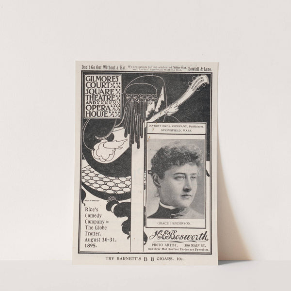 Gilmore's court square theatre & opera house by Will Bradley