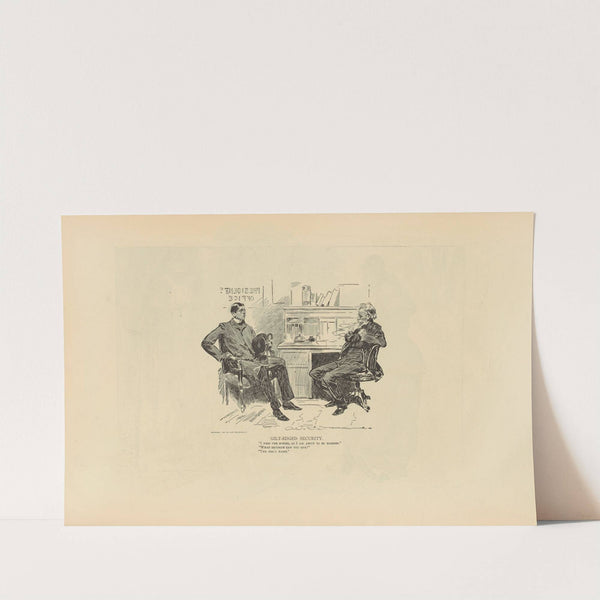 Gilt-edged security (1893-1900) by Charles Dana Gibson