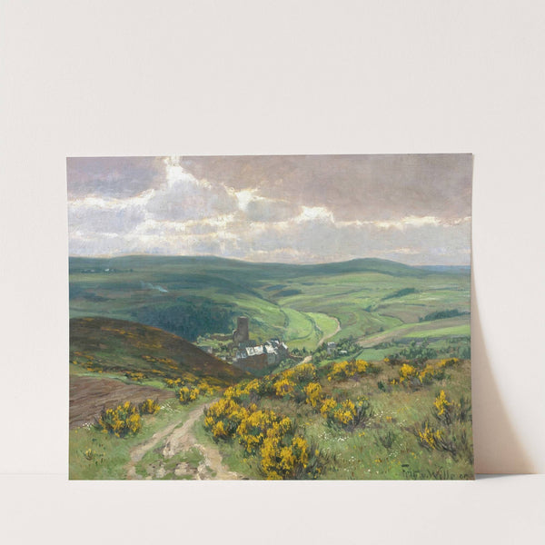 Ginsterblüte in der Eifel by Fritz Von Wille