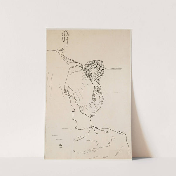 Giovanin de Vöja, Studie zu 'Emmaus' by Giovanni Giacometti