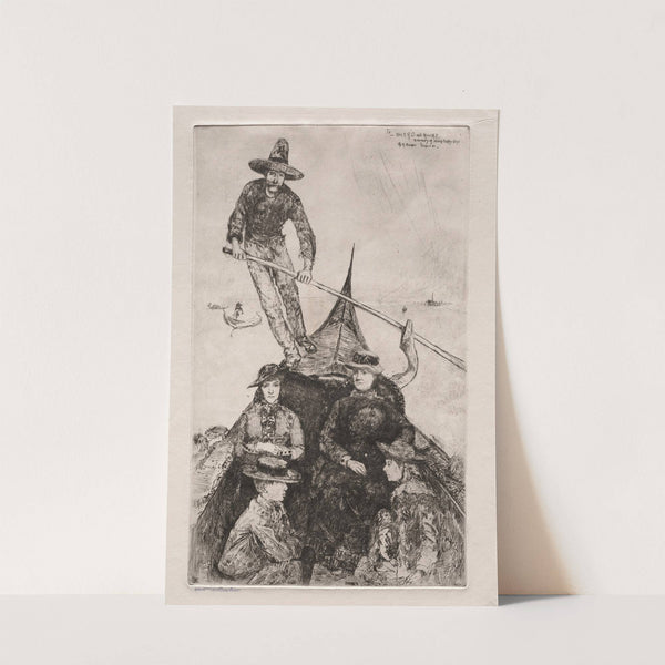 Giovanni the Gondolier (1881) by Otto Henry Bacher