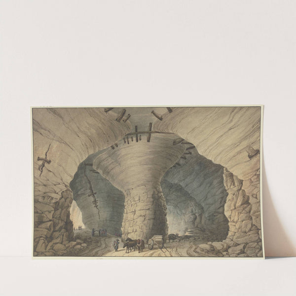 Gipshöhlen des Montmartre in Paris by Ludwig Daniel Philipp Schmidt